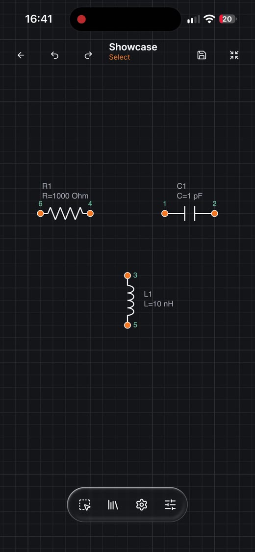 Tersa creating a conductor when two component contacts overlap as a moved component is released